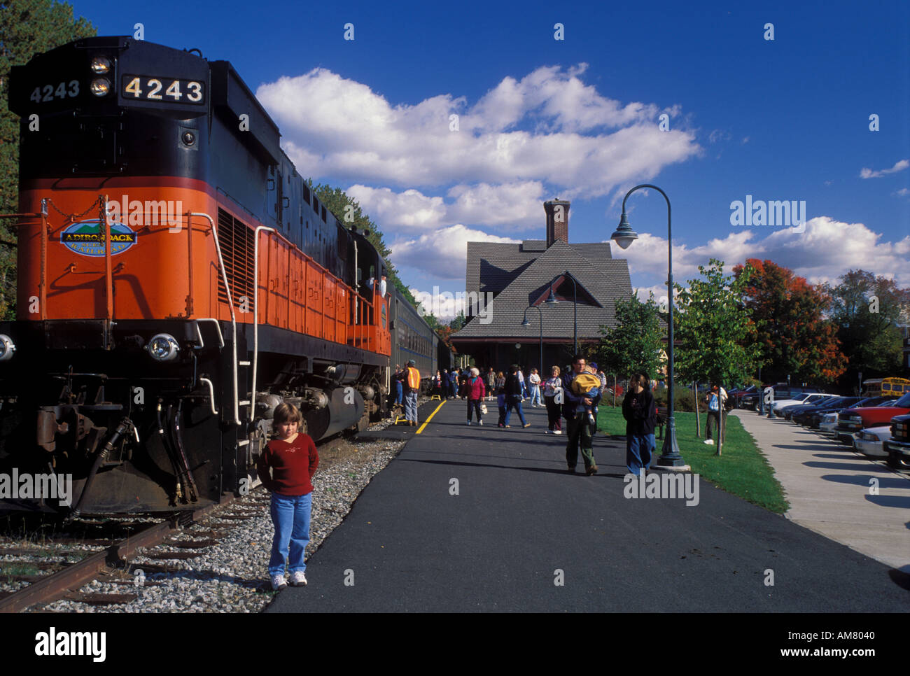 AJ19181, Saranac Lake, The Adirondacks, NY, New York Stock Photo Alamy