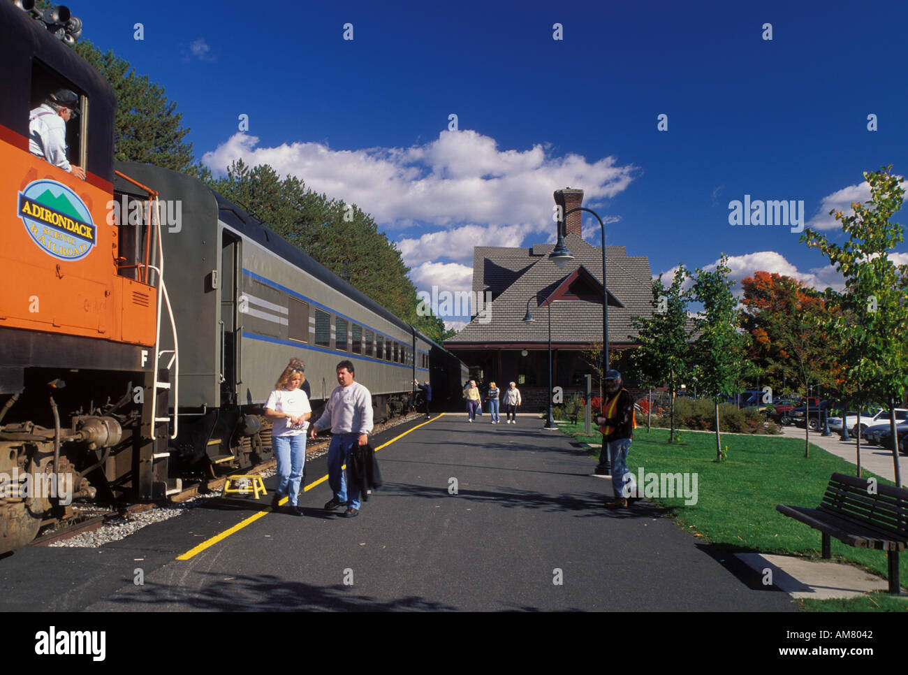 AJ19183, NY, Saranac Lake, The Adirondacks, New York Stock Photo Alamy