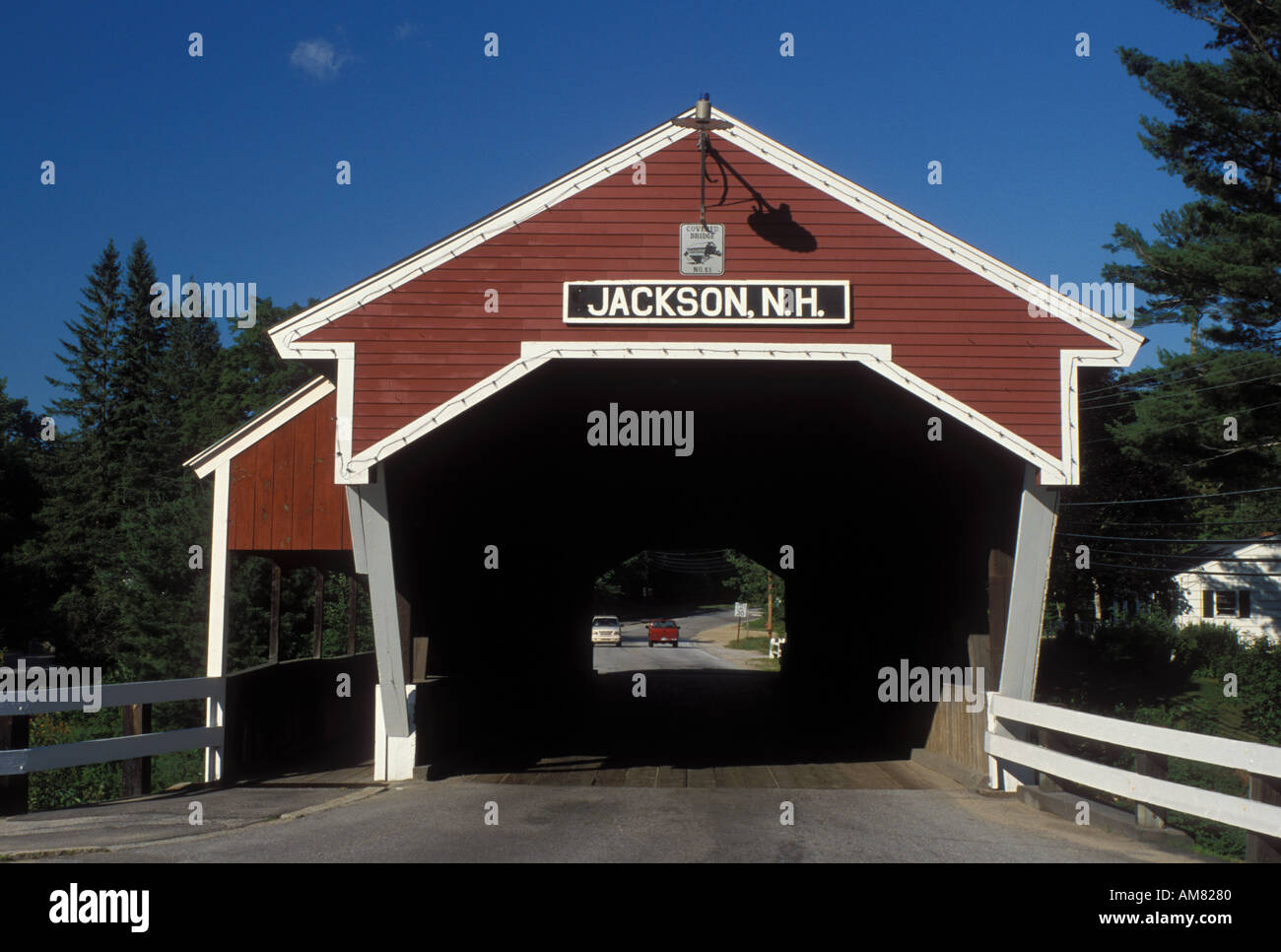 Covered bridge jackson new hampshire hires stock photography and