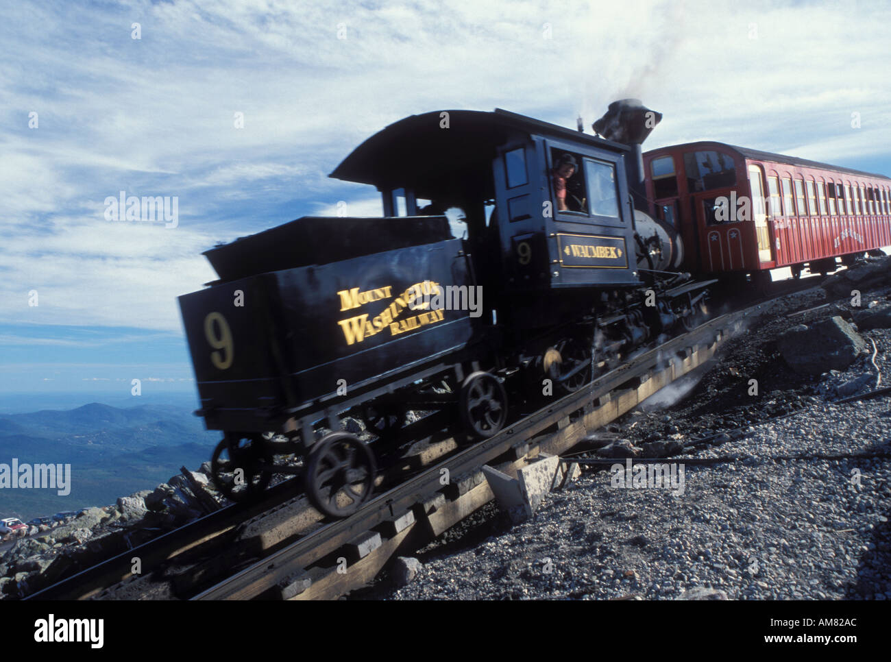 Old mount washington cog railway hi-res stock photography and images ...
