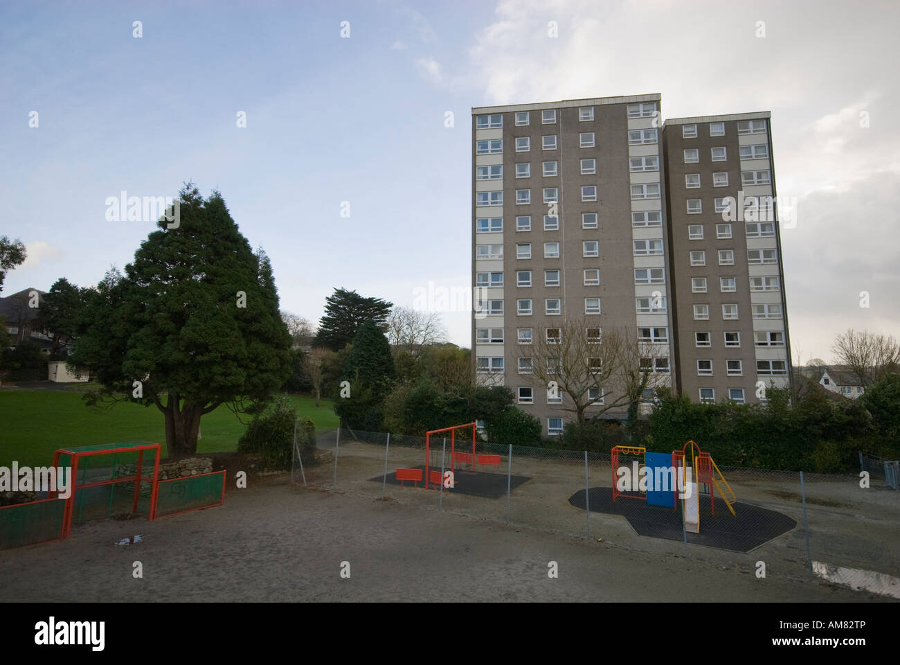 Park house Flats, St Austell. Cornwalls only highrise development