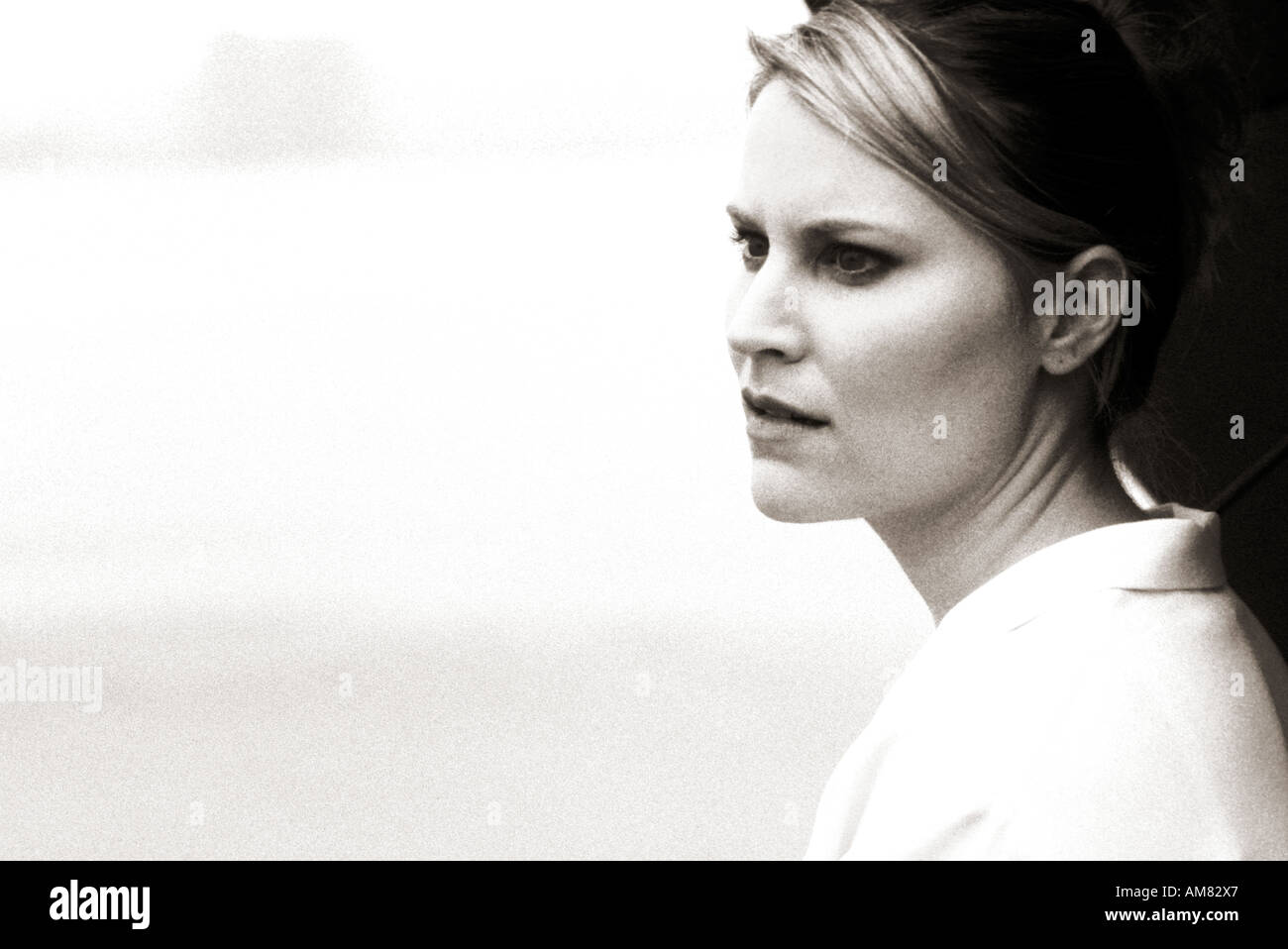 Young woman contemplating Stock Photo