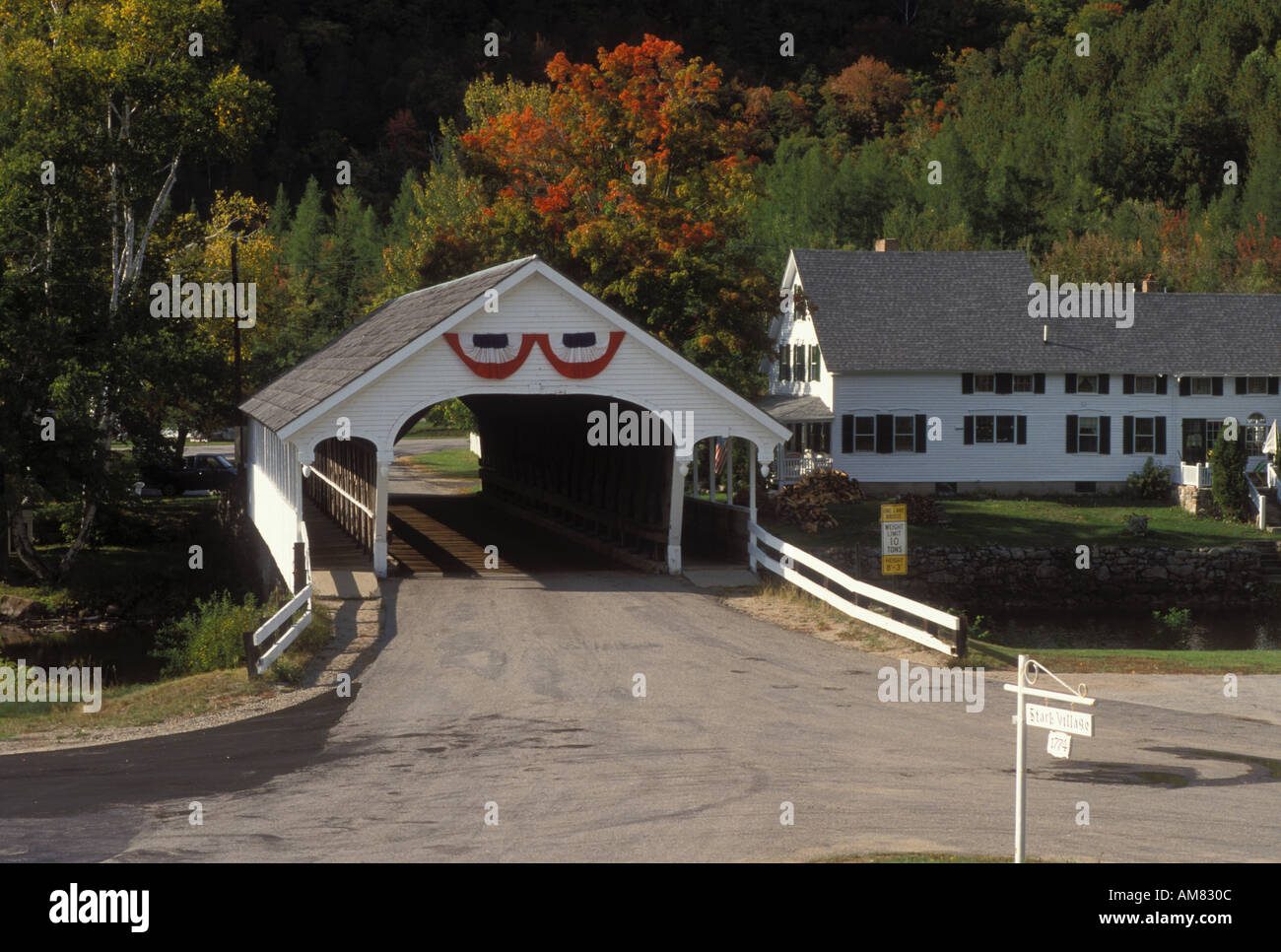 AJ19791, NH, New Hampshire, Stark Stock Photo