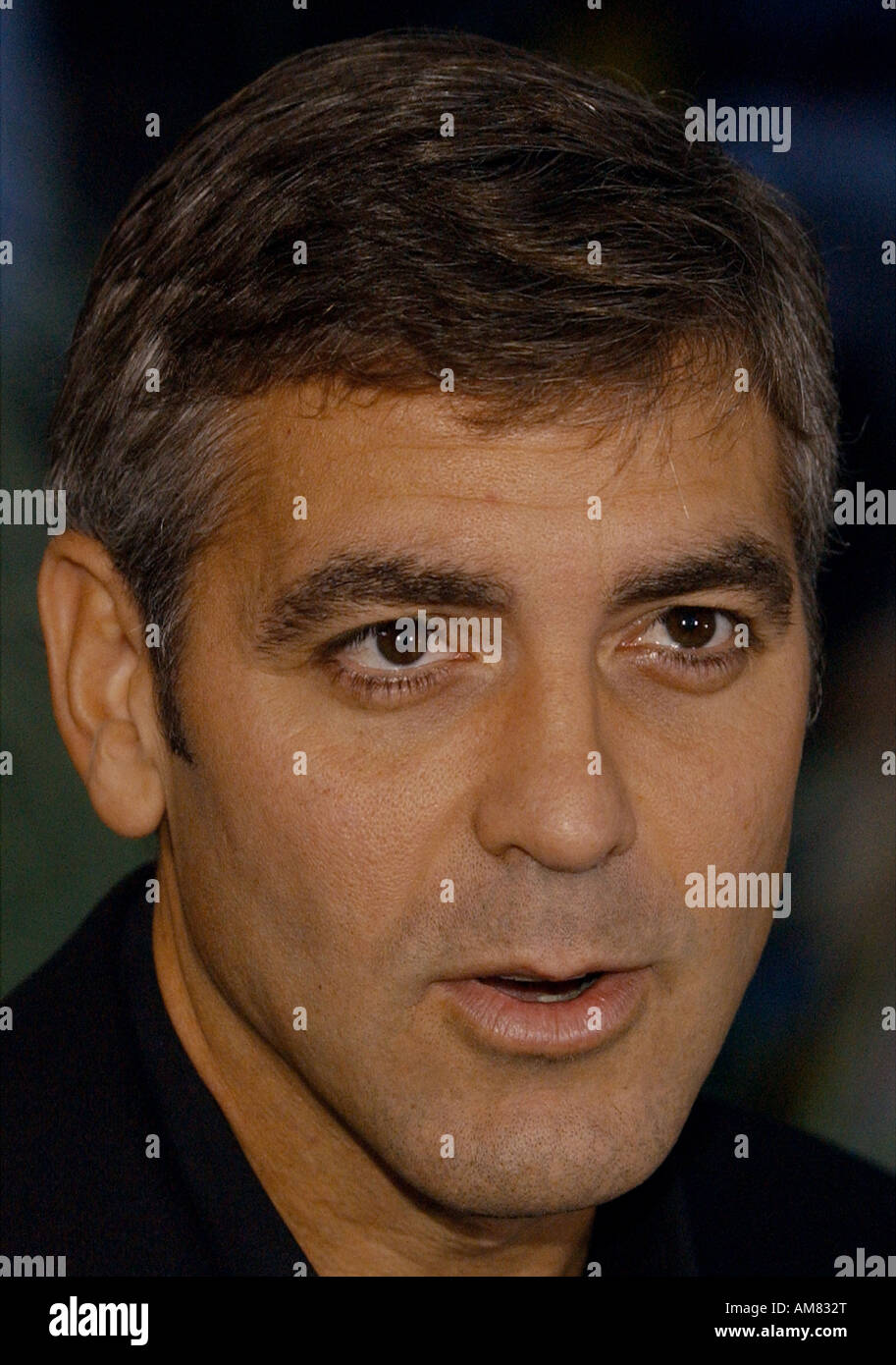 George Clooney Executive Producer new HBO series K Street arrives at The Palm for an HBO party on Washington K Street goes insid Stock Photo