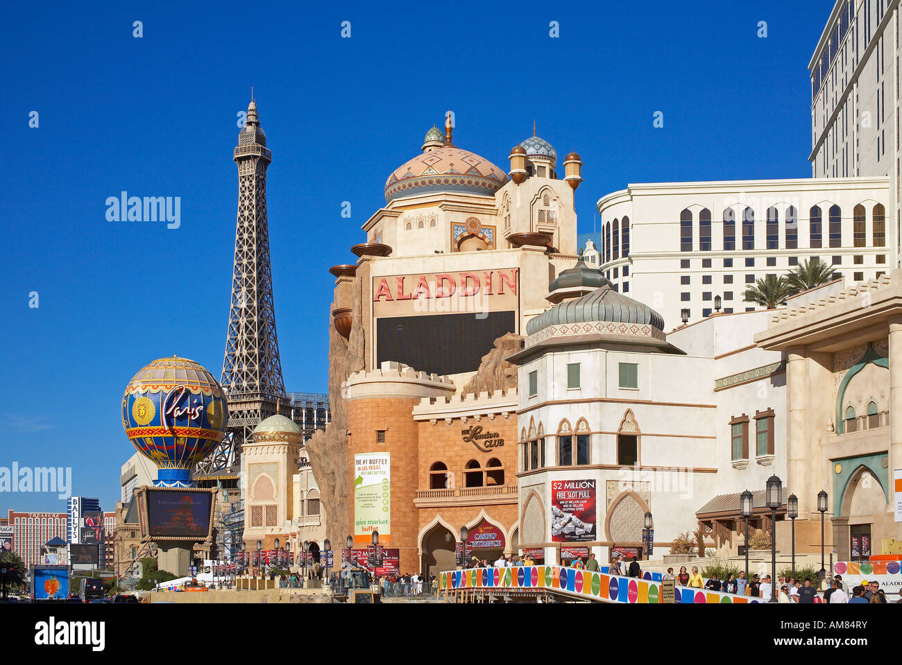 Paris Casino and Aladdin Hotels, Las Vegas, Nevada - PICRYL