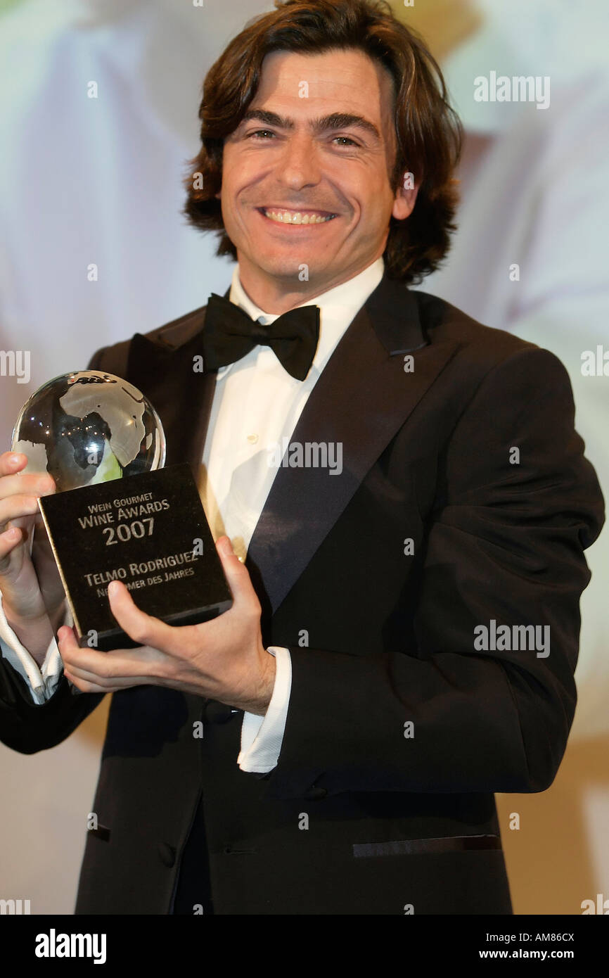 Grandhotel Schloss Bensberg, Wine Awards 2007, newcomer of the year 2007, Telmo Rodriguez Stock Photo