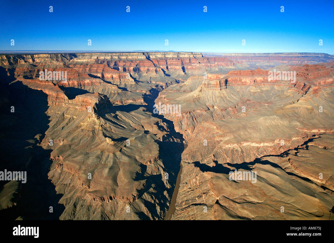 United States Arizona The Grand Canyon South Rim Aerial View Stock Photo Alamy