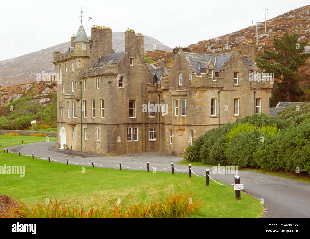 Amhuinnsuidhe Castle North Harris Outer Hebrides Western Isles Scotland United Kingdom Stock Photo