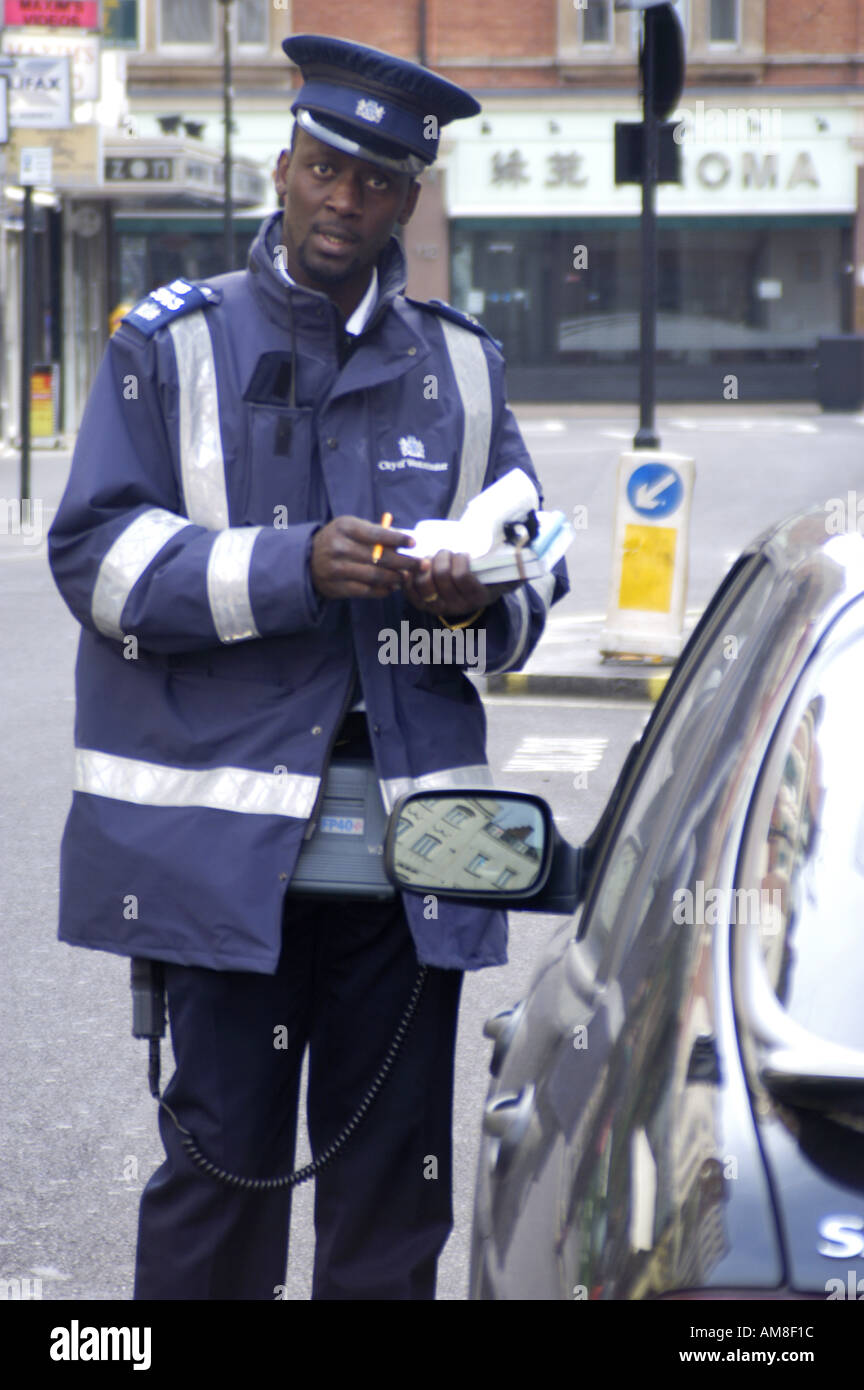 3282 Traffic warden London Stock Photo Alamy
