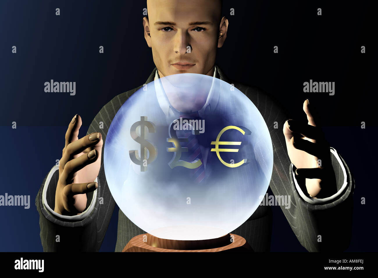 Sterling currency crystal ball hires stock photography and images Alamy