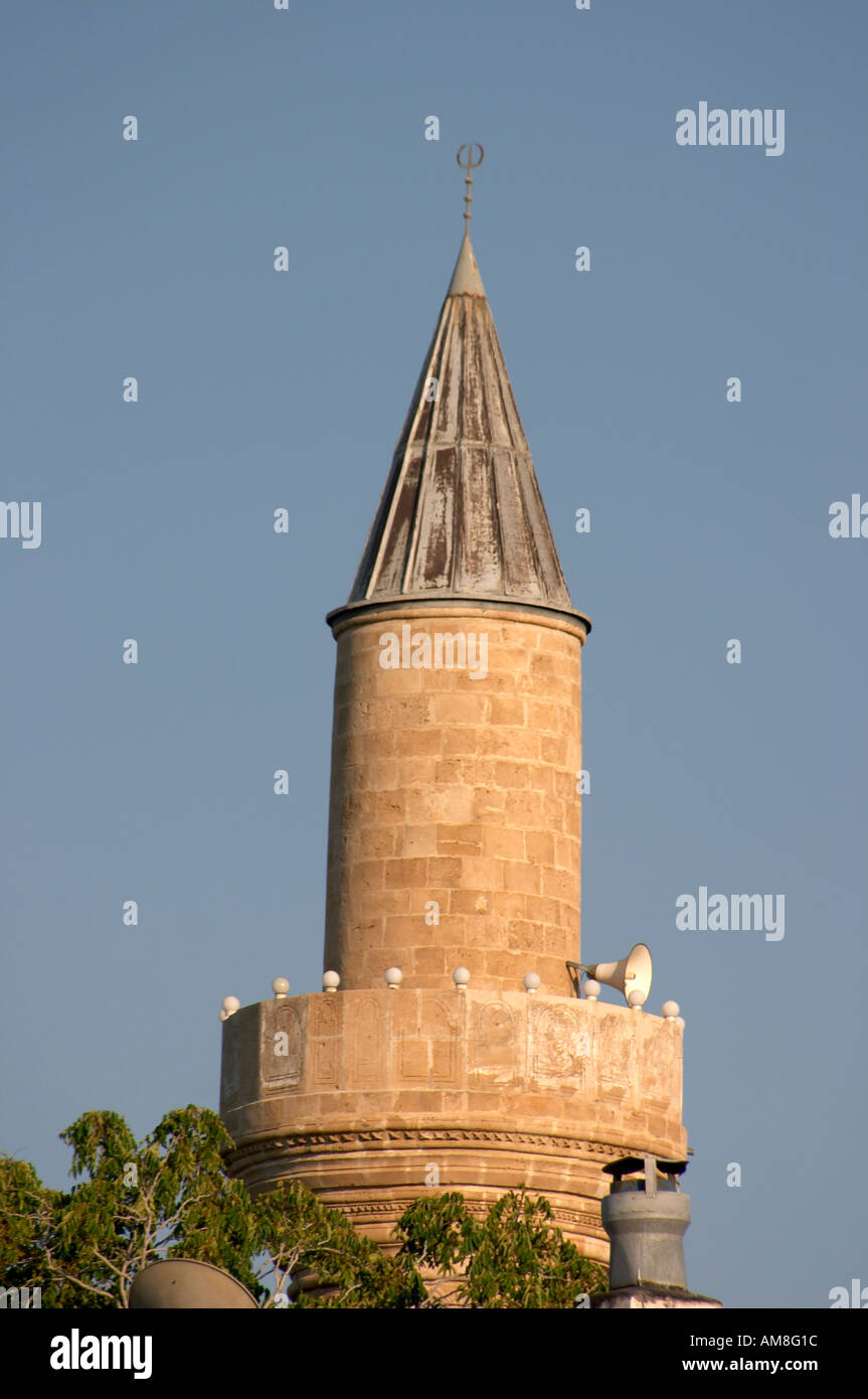 Minaret Kyrenia Girne Northern Cyprus Stock Photo - Alamy