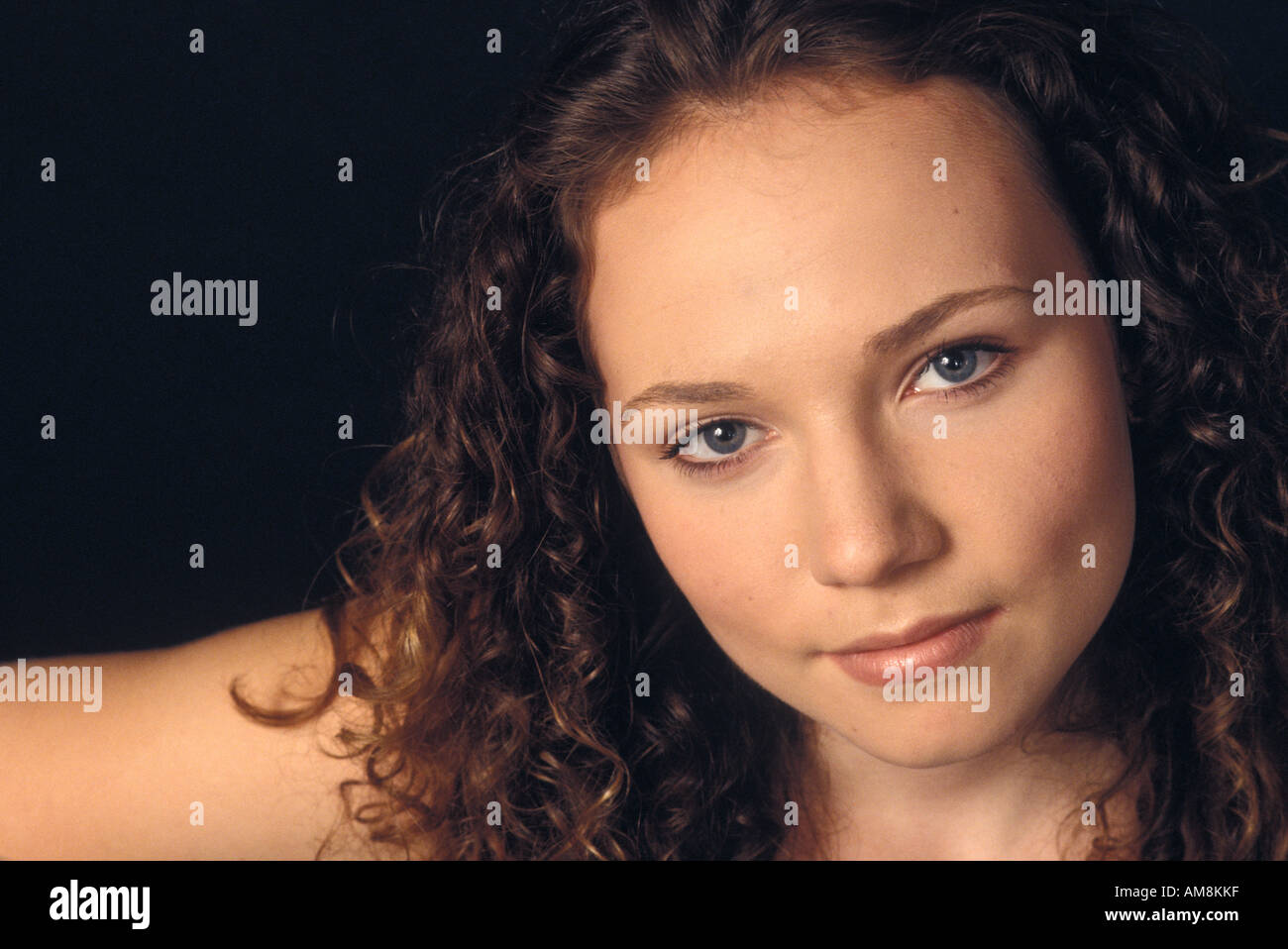 Young woman contemplating Stock Photo