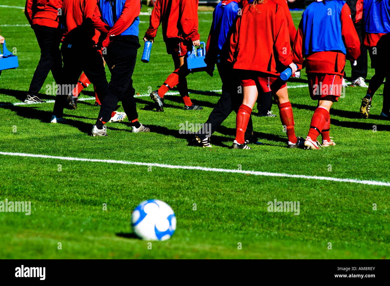 Women's soccer match hi-res stock photography and images - Alamy