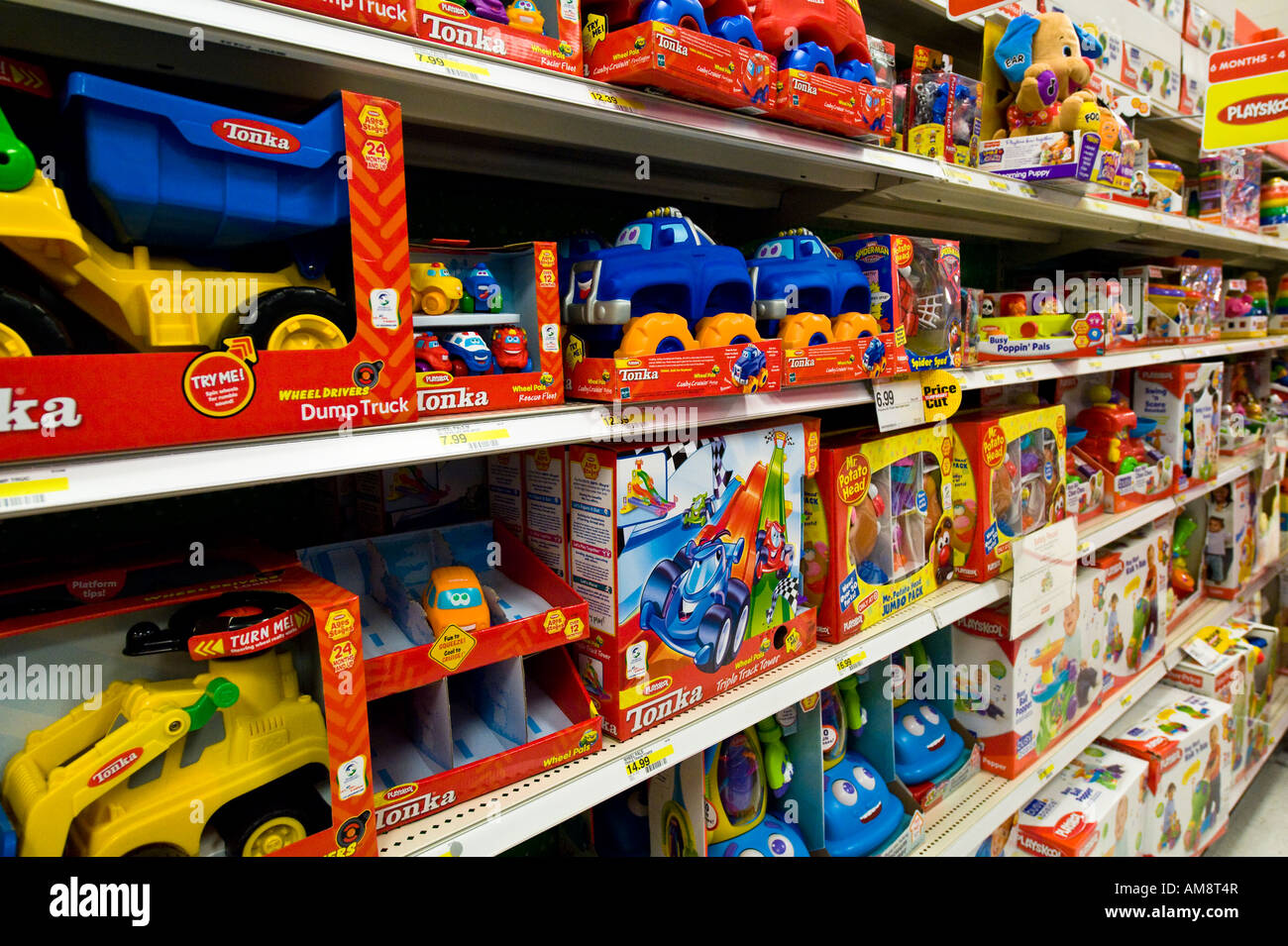Toys in a toy store Stock Photo Alamy