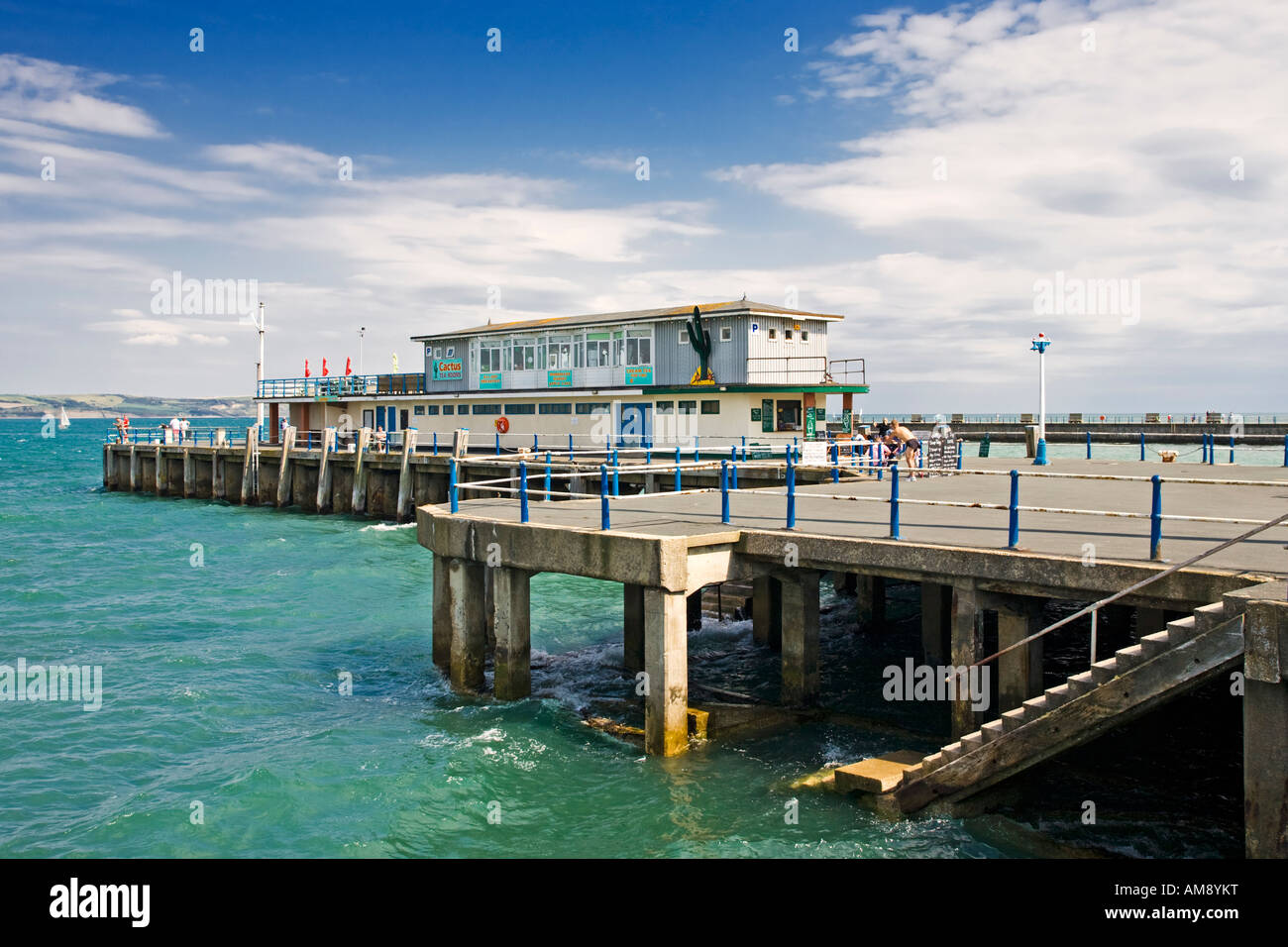 Weymouth Pleasure Pier Outer Harbour, Weymouth, Dorset, UK Stock Photo ...