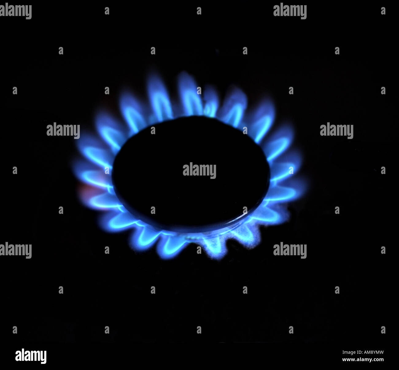 GAS HOB RING Stock Photo Alamy