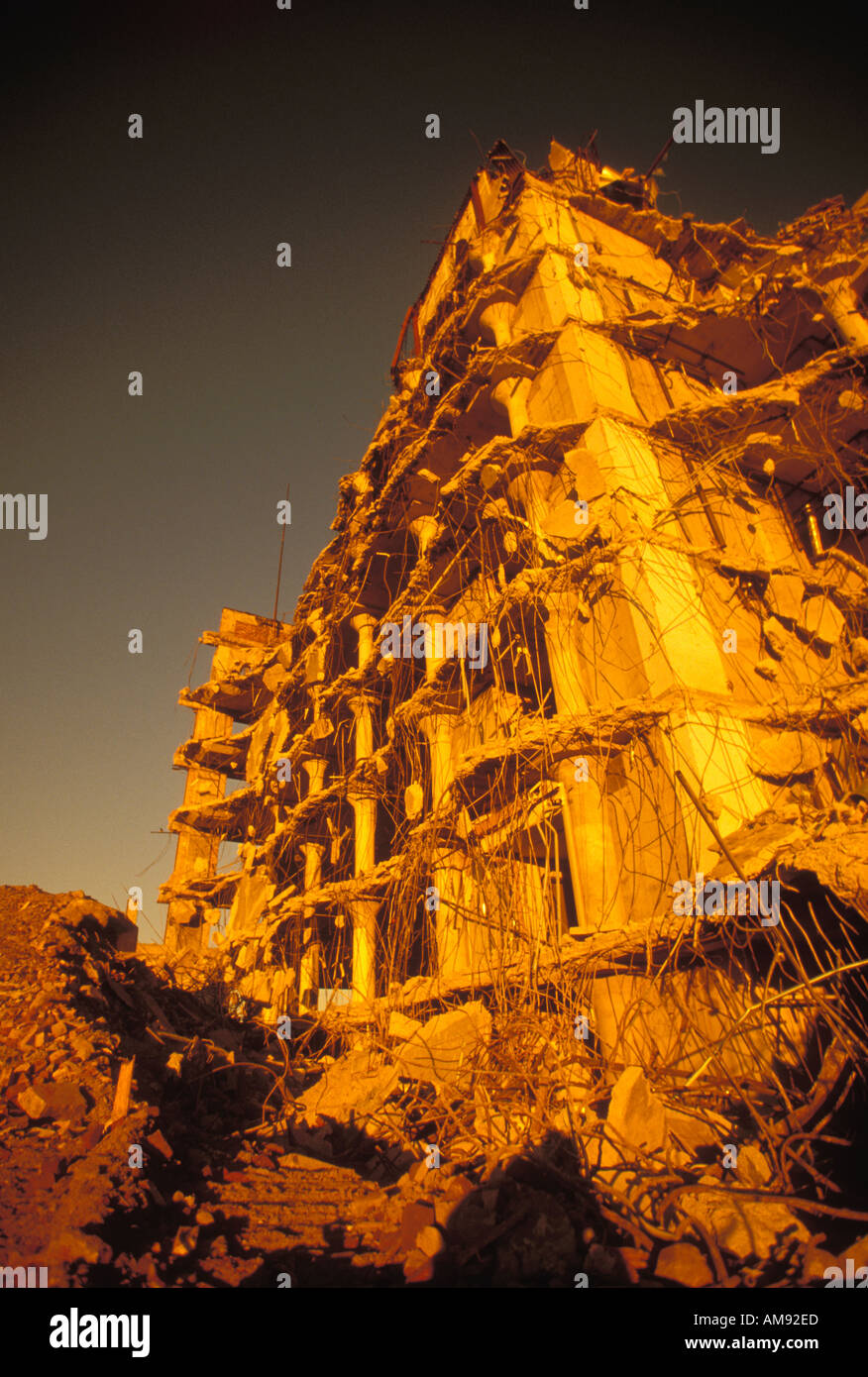 Building demolition wrecking ball hires stock photography and images