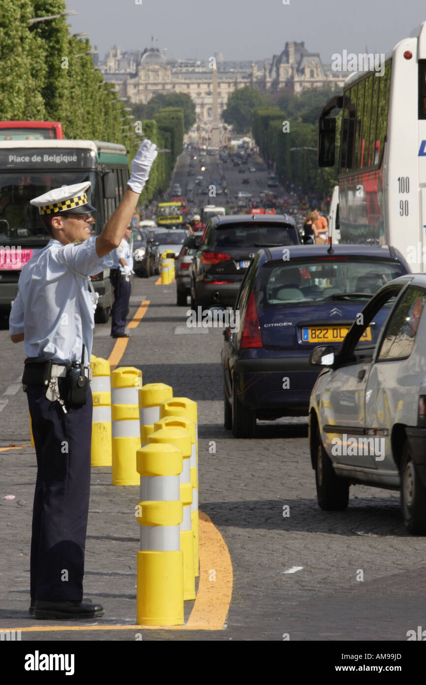 French Police officer Stock Photo Alamy