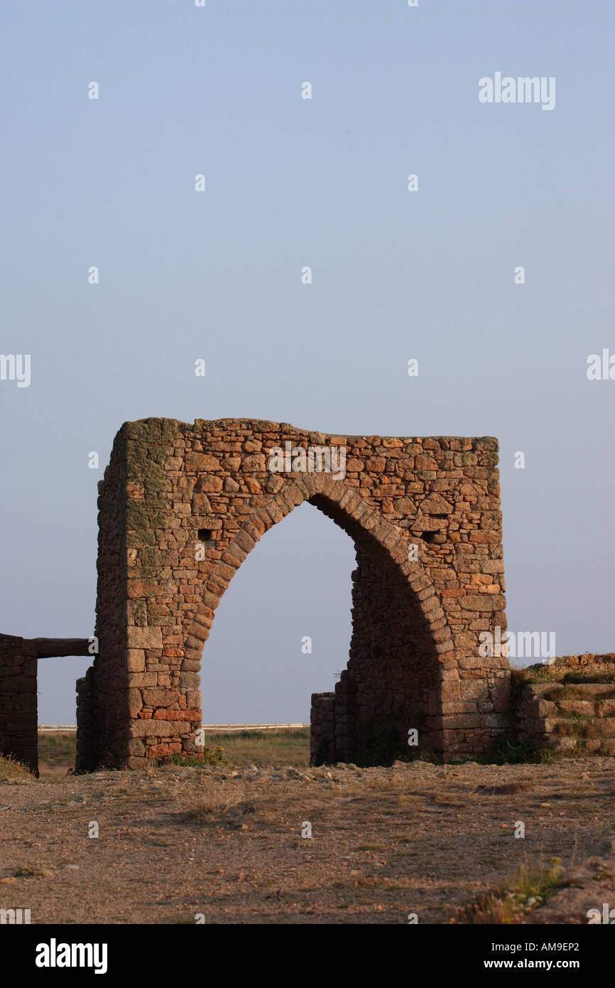 Grosnez castle ruins, Jersey Stock Photo Alamy