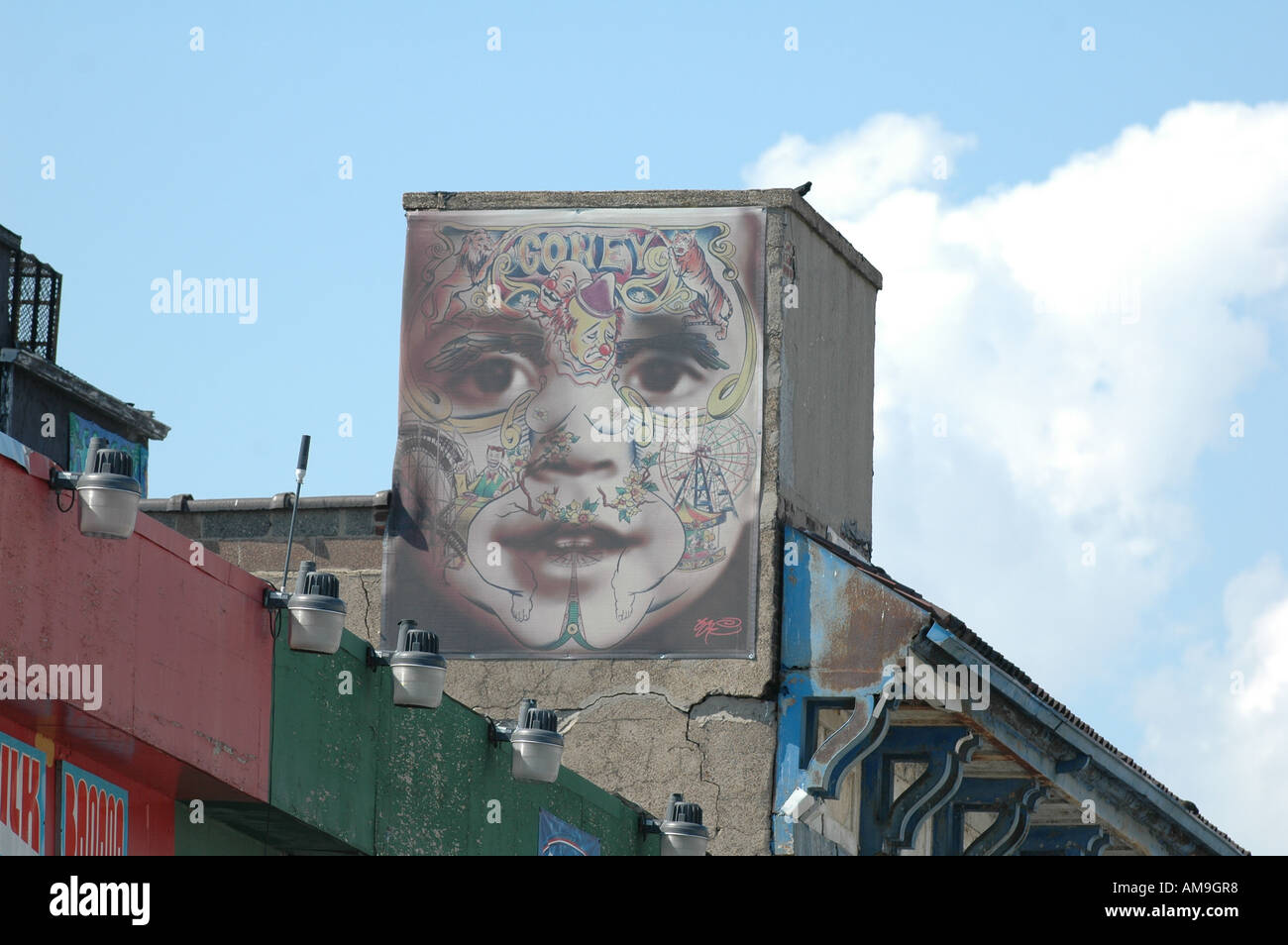 Coney Island Girl Stock Photo Alamy