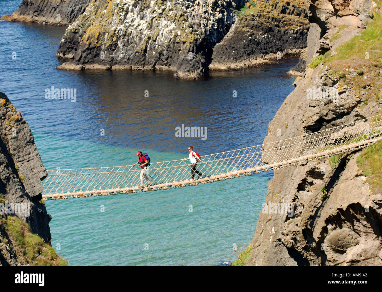 Carrick a rede Rope Bridge, County Antrim, Northern Ireland. Near