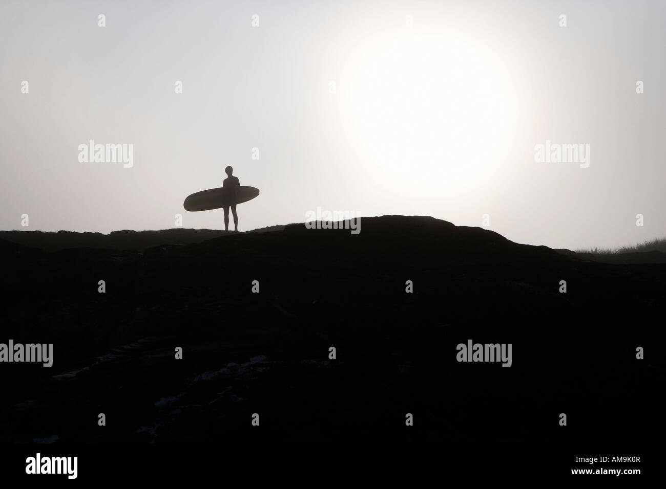 Surfer standing board colour hi-res stock photography and images - Alamy