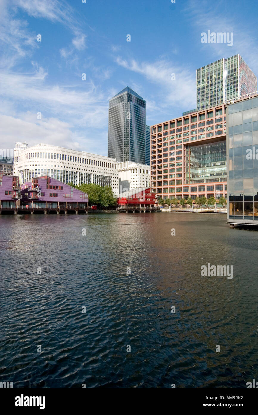 Reuters One Canada Square Lehman Brothers (From left to right) London Stock Photo