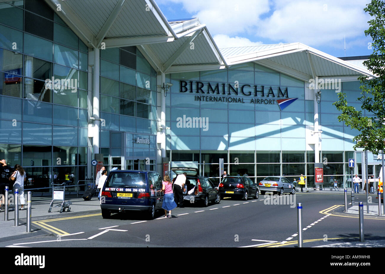 Birmingham international airport terminal building west midlands stock