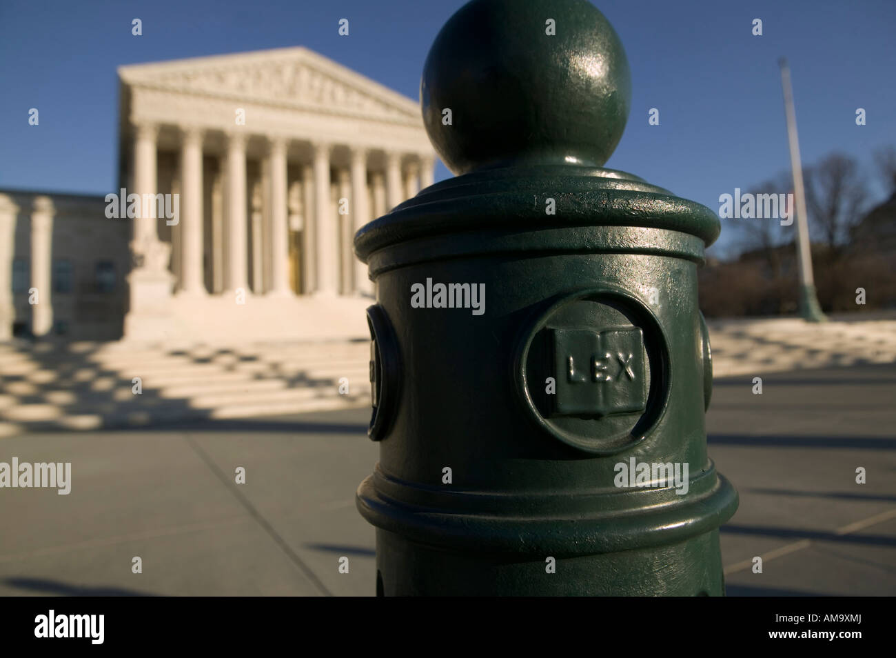 US Supreme Court building in Washington DC USA 20 January 2007 Stock Photo