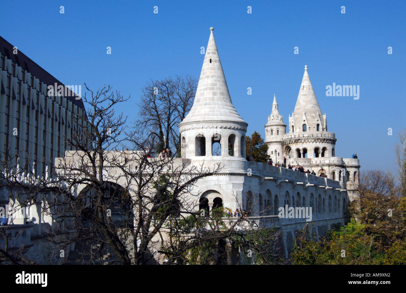 Hill Fisherman’s Bastion Halaszbastya Budapest Hungary East Europe EU UE Stock Photo