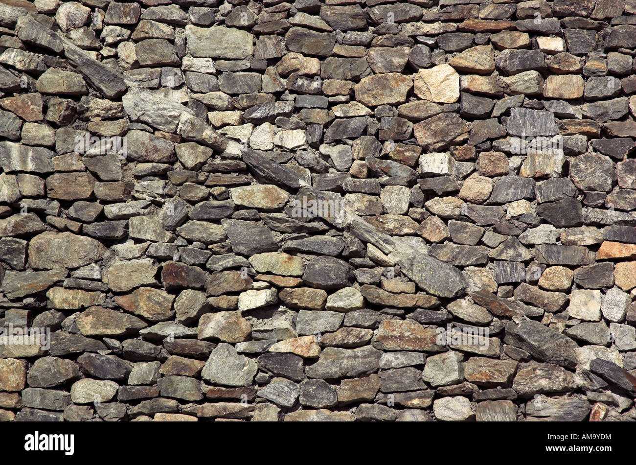 An abstract study of a wall Stock Photo