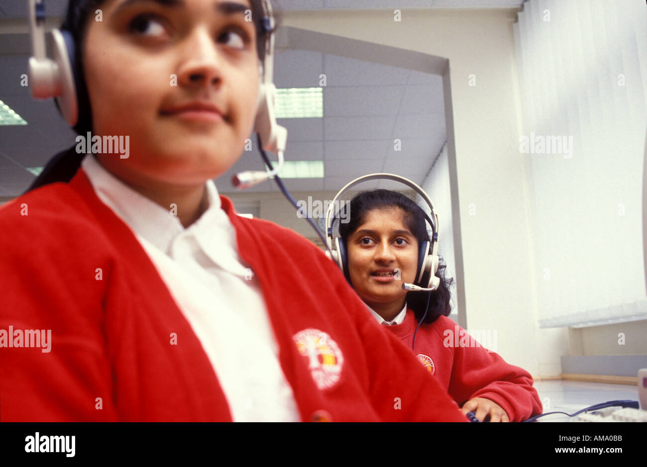 Language class at secondary comprehensive school Stock Photo