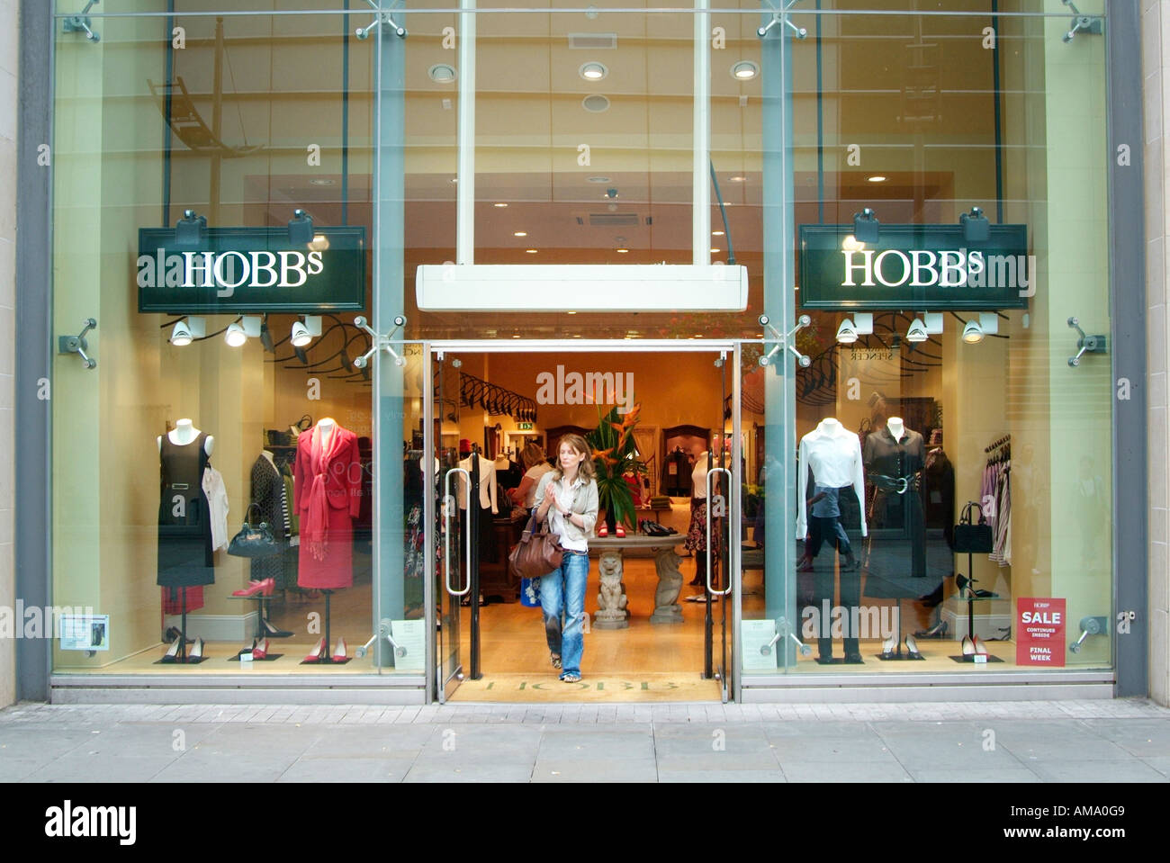 hobbs shop  front  Department store retail UK United Kingdom 