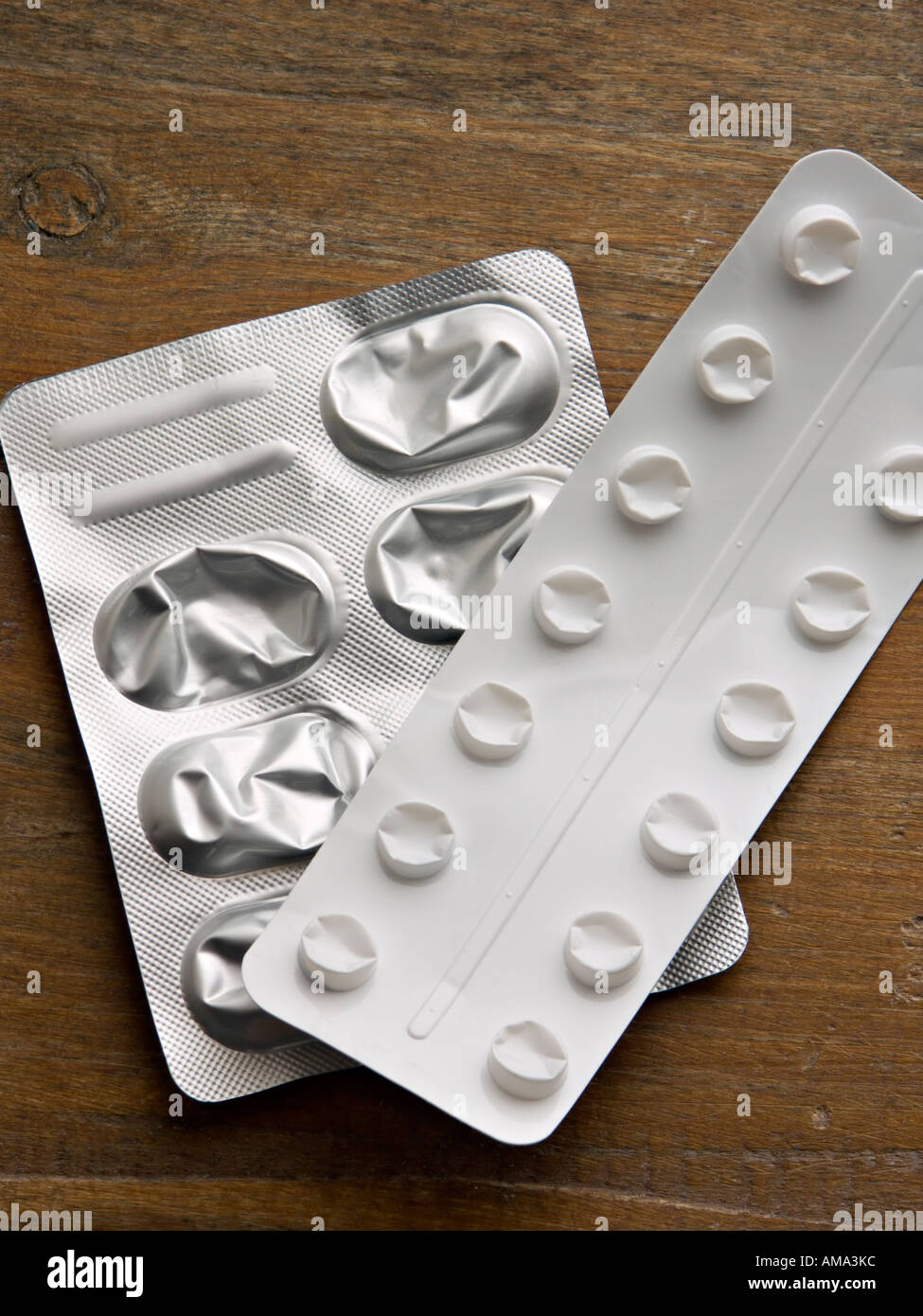 Empty drug blister pack Stock Photo Alamy