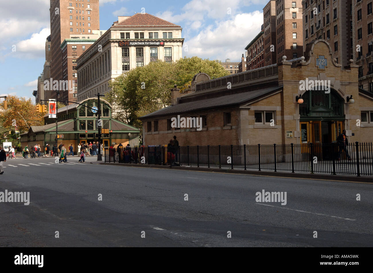 West 72nd Street and Broadway in NYC Stock Photo Alamy