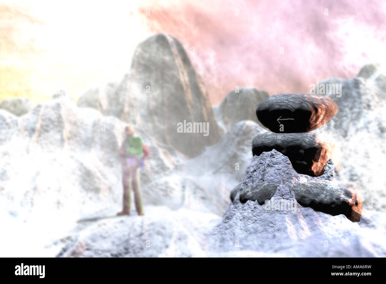 Passing rugged rocks in mountain hi-res stock photography and images ...