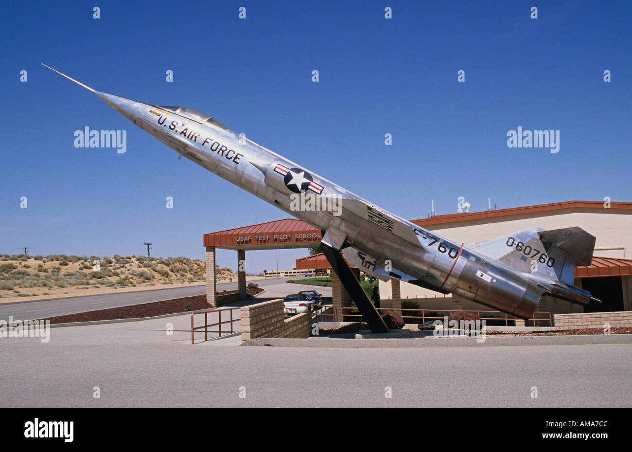 California Edwards Air Force Base USAF Test Pilot School building Stock
