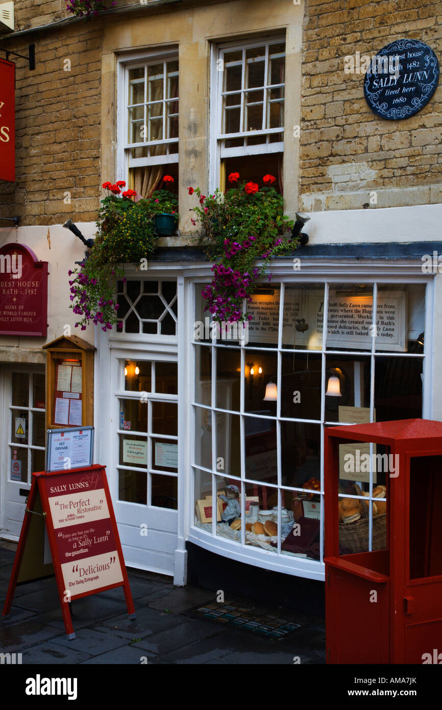 Sally Lunns House Bath Somerset England Stock Photo