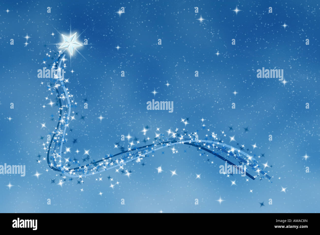 wish upon a shooting star at christmas or anytime Stock Photo - Alamy