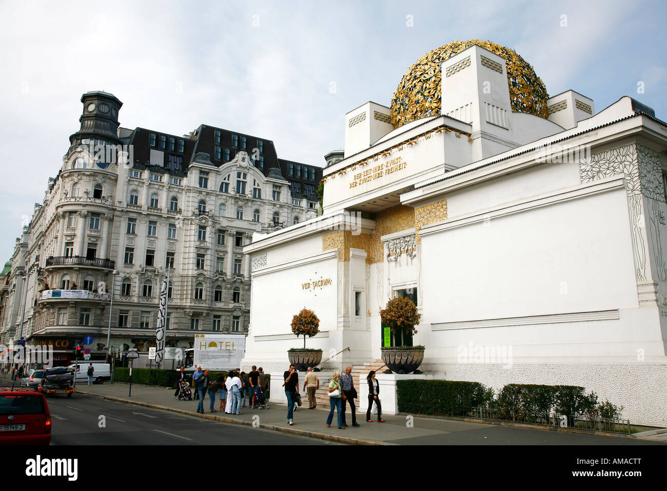 Aug 2008 - The Secession Building Art Museum Vienna Austria Stock Photo