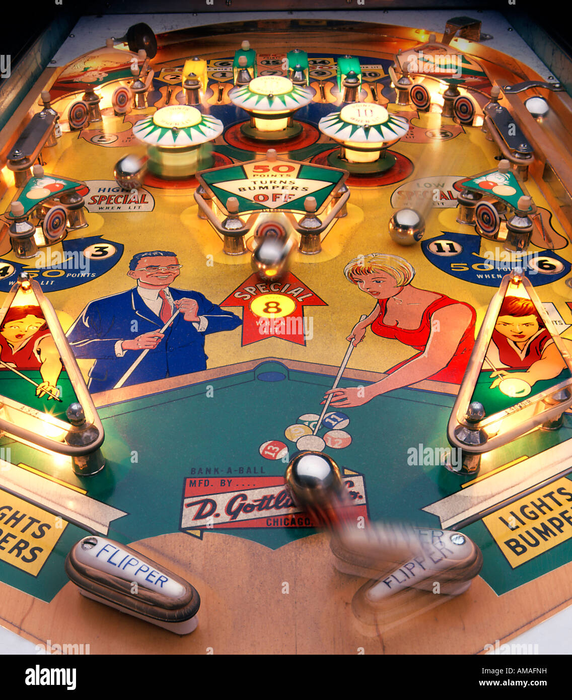 Retro pinball hi-res stock photography and images pic