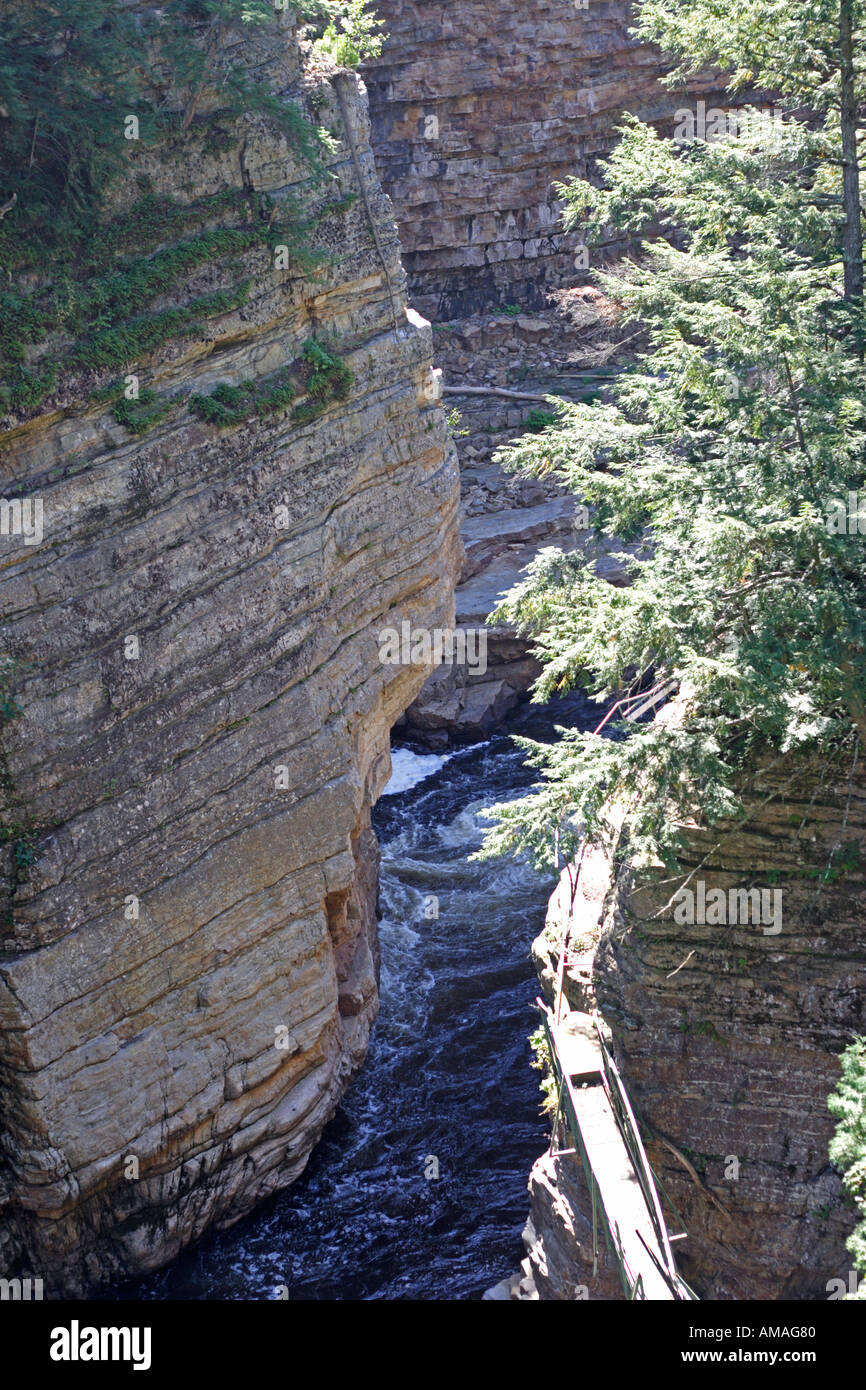 Ausable Chasm in upstate New York USA Stock Photo