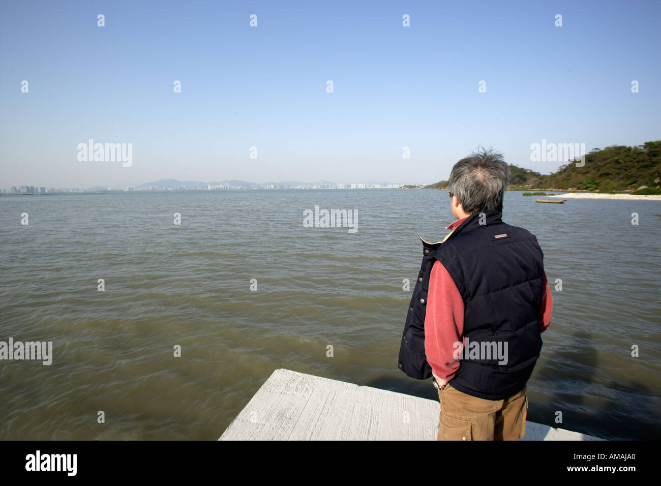 Serious water pollution in Hong Kong Stock Photo Alamy