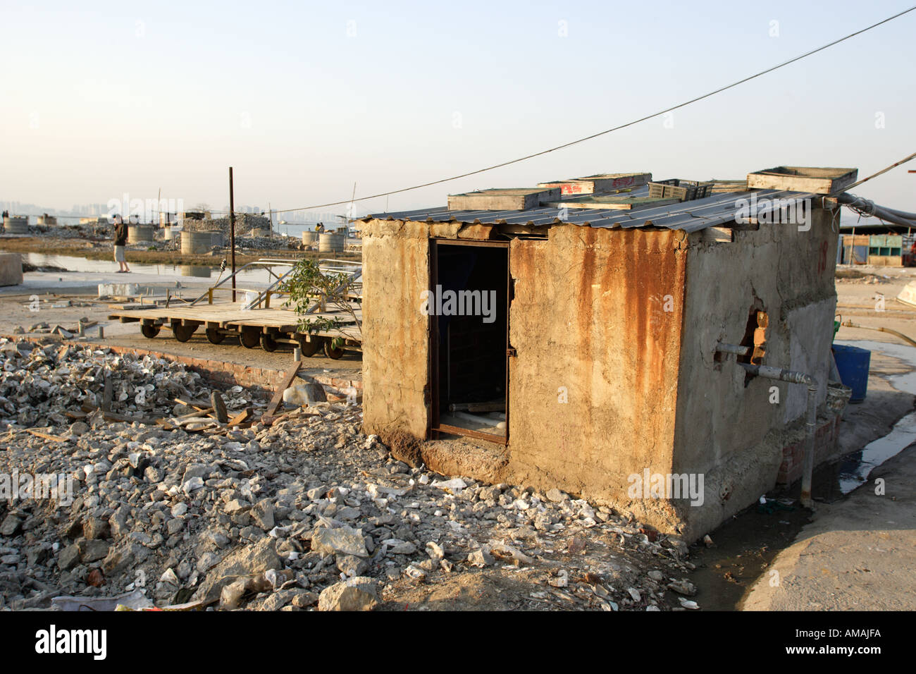Serious water pollution in Hong Kong Stock Photo Alamy
