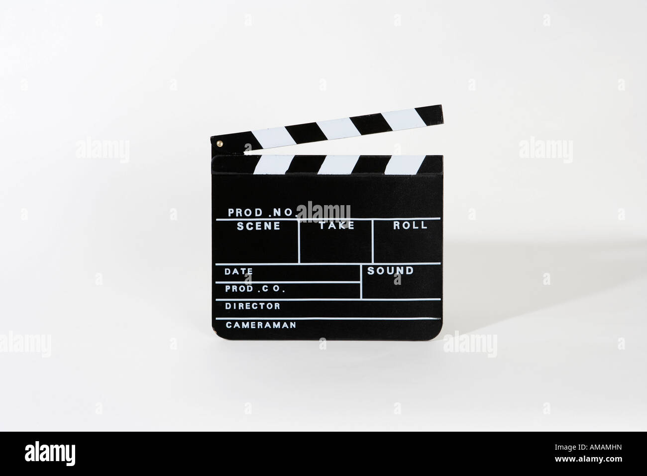 A movie clapperboard Stock Photo