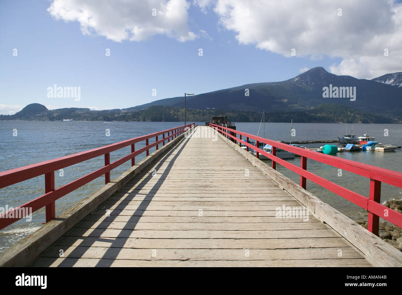 New Brighton dock Gambier Island Howe Sound British Columbia Canada