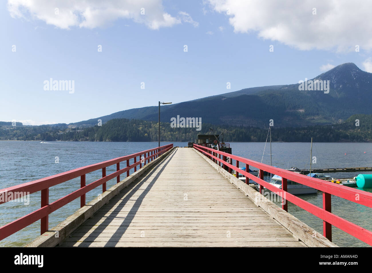 New Brighton dock Gambier Island Howe Sound British Columbia Canada