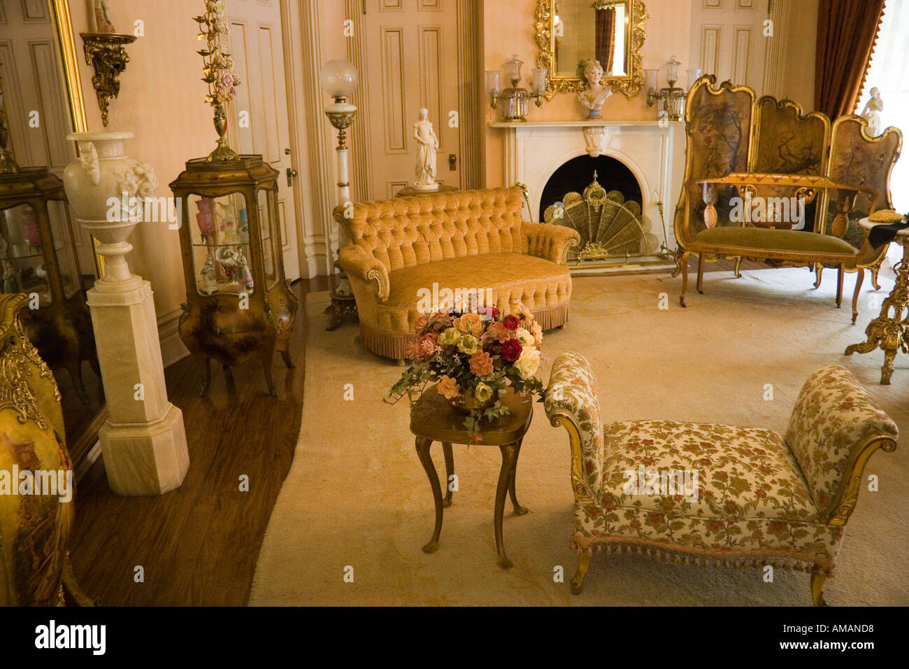 Brigham Young home interior Salt Lake City Utah Stock Photo Alamy