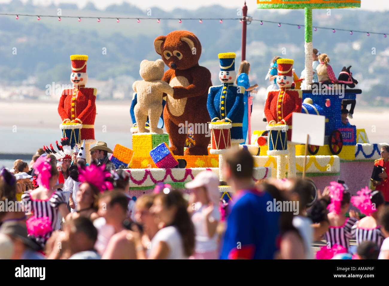 Battle of Flowers parade Jersey, Channel Islands Stock Photo Alamy