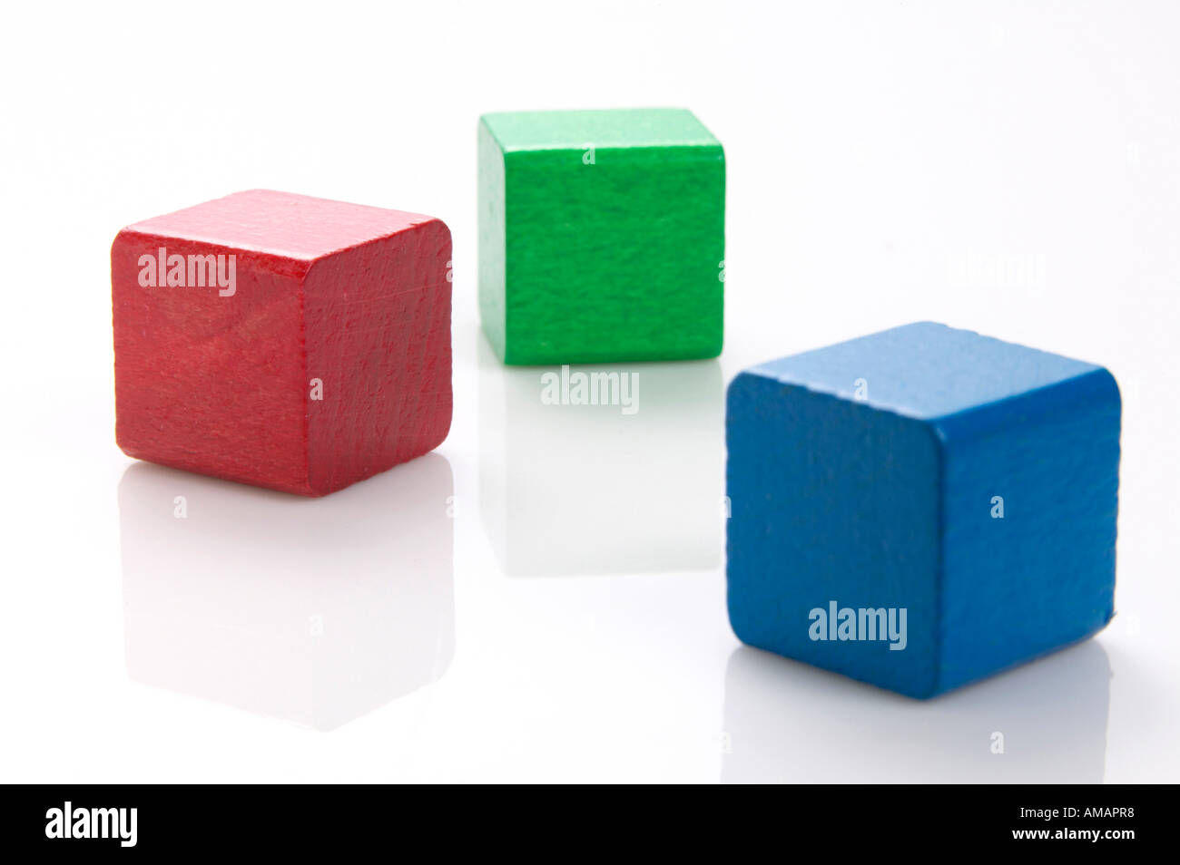 coloured building blocks